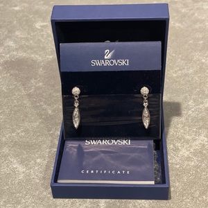 NWOT Swarovski Pierced Earrings